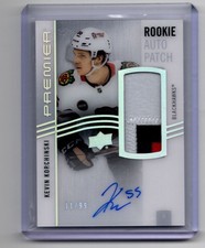 2023-24 Upper Deck Premier Acetate Rookie Auto Patch Kevin Korchinski Rookie