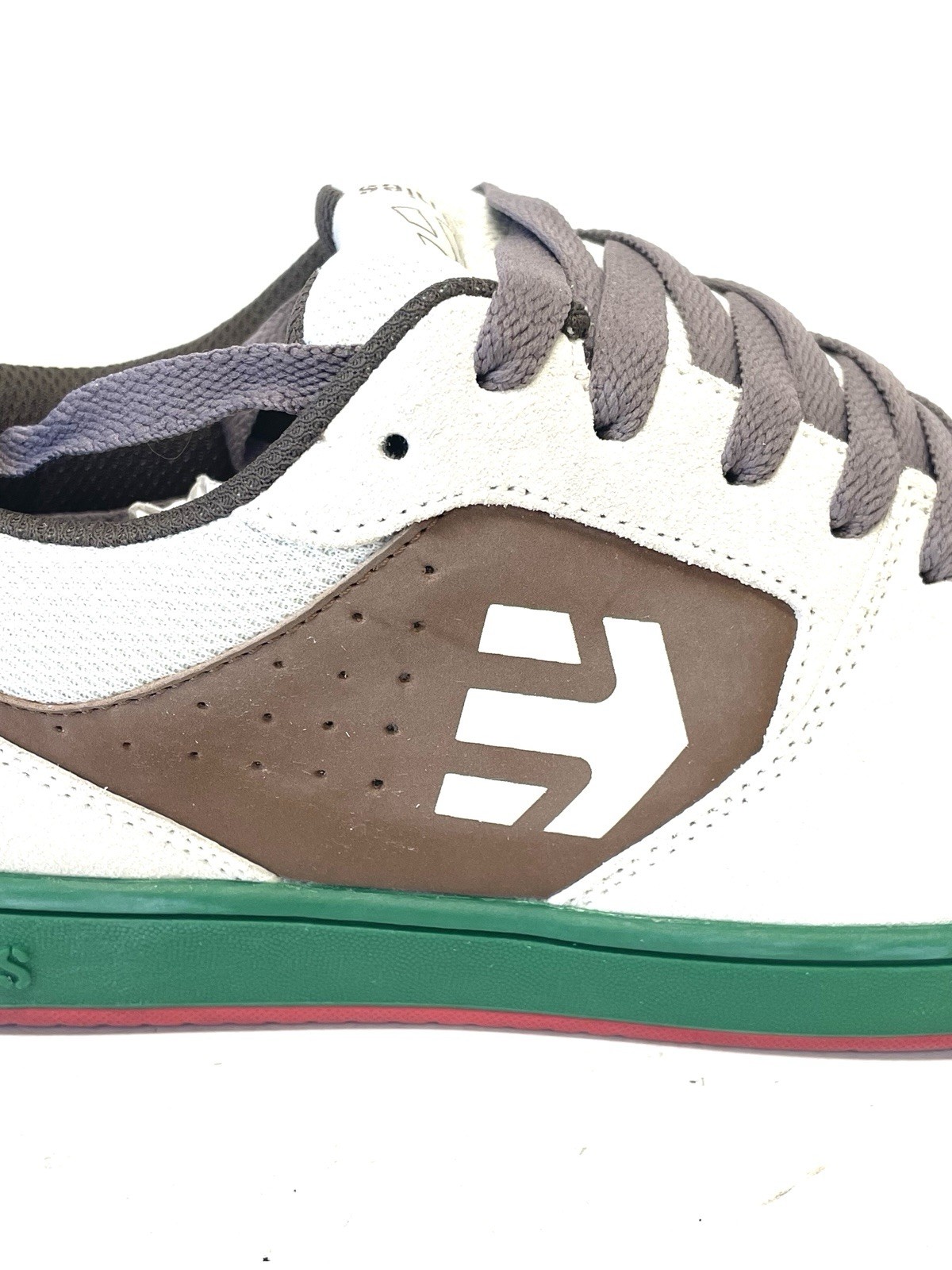 Etnies Mens Sneakers Size 9 New OG Bone Green Red Rare Ref 3186