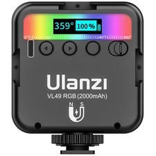 ULANZI VL49 RGB LED Video Light 360° Full Color Rechargeable Panel Lamp