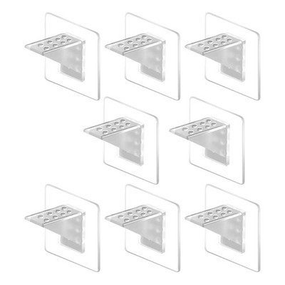 Seamlessly Wardrobe Organizers Brackets Simple Installation Shelf Support Clip