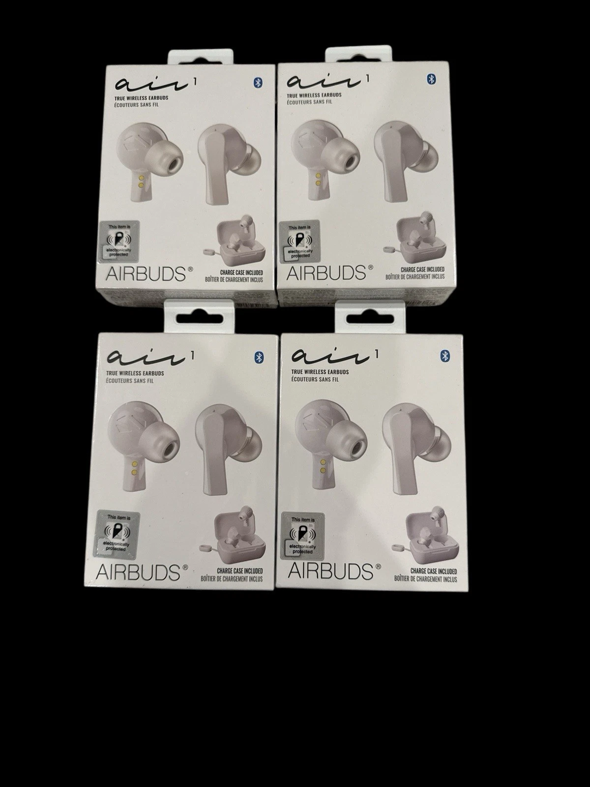 Lot/4 Airbuds Air1 True Bluetooth Wireless Earbuds White
