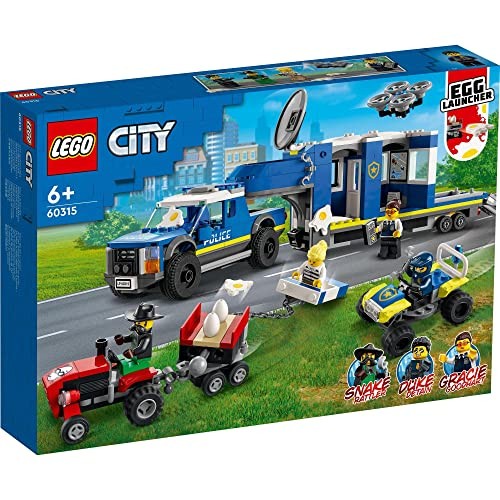 LEGO City Polizei LKW Kommando Hauptquartier Flucht Edition 60315 Spielzeug Steine - Bild 2 von 7