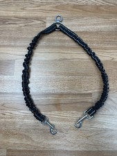 Two Dog Swivel No Tangle Double Dog Leash Attachment in Black Large 30-150 lbs