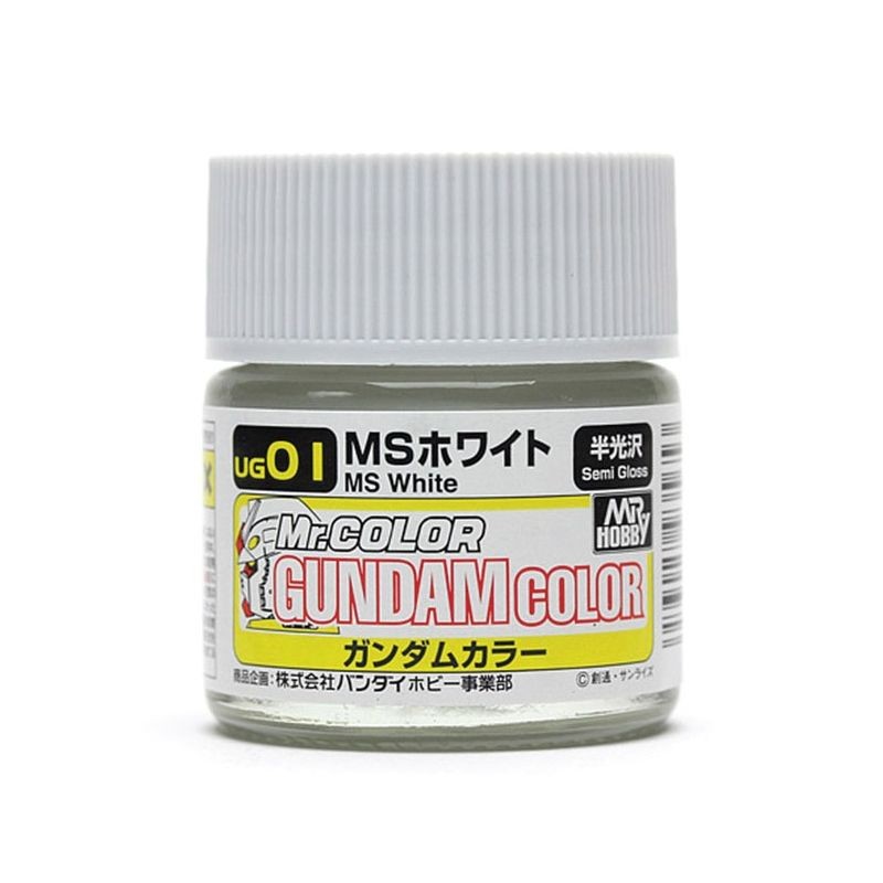Mr Hobby - Gunze UG-01 - Gundam Color (10ml) MS White - New