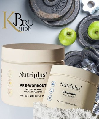 KBruShop Nutriplus Performance Set   Pre-Workout Tropical Mix & Kreatin Monohydr