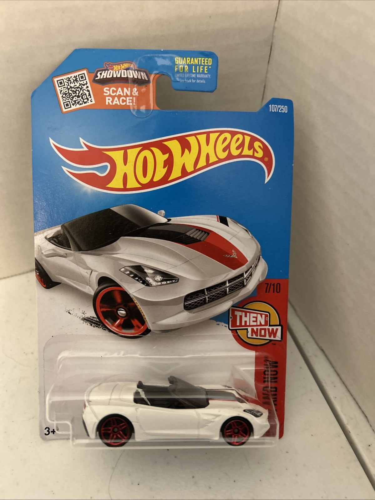 Hot Wheels 2016 Then and Now #7/10  '14 Corvette Stingray #107/250