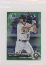 2017 Bowman Chrome Minis Prospects Green Refractor 77/99 Max Schrock 0ms5