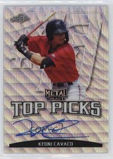 2019 Leaf Metal Draft Top Picks Silver Wave 5/30 Keoni Cavaco #TP-KC1 Auto 2a9