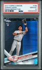 2017 Topps Chrome Aaron Judge Rookie PRISM Refractor PSA 10🔥NY Yankees
