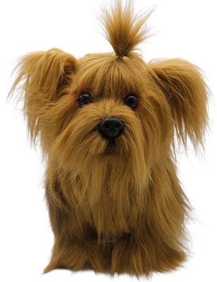 Cuddle Clones Yorkshire Terrier Yorkie Realistic Life Like Plush Dog Brown READ