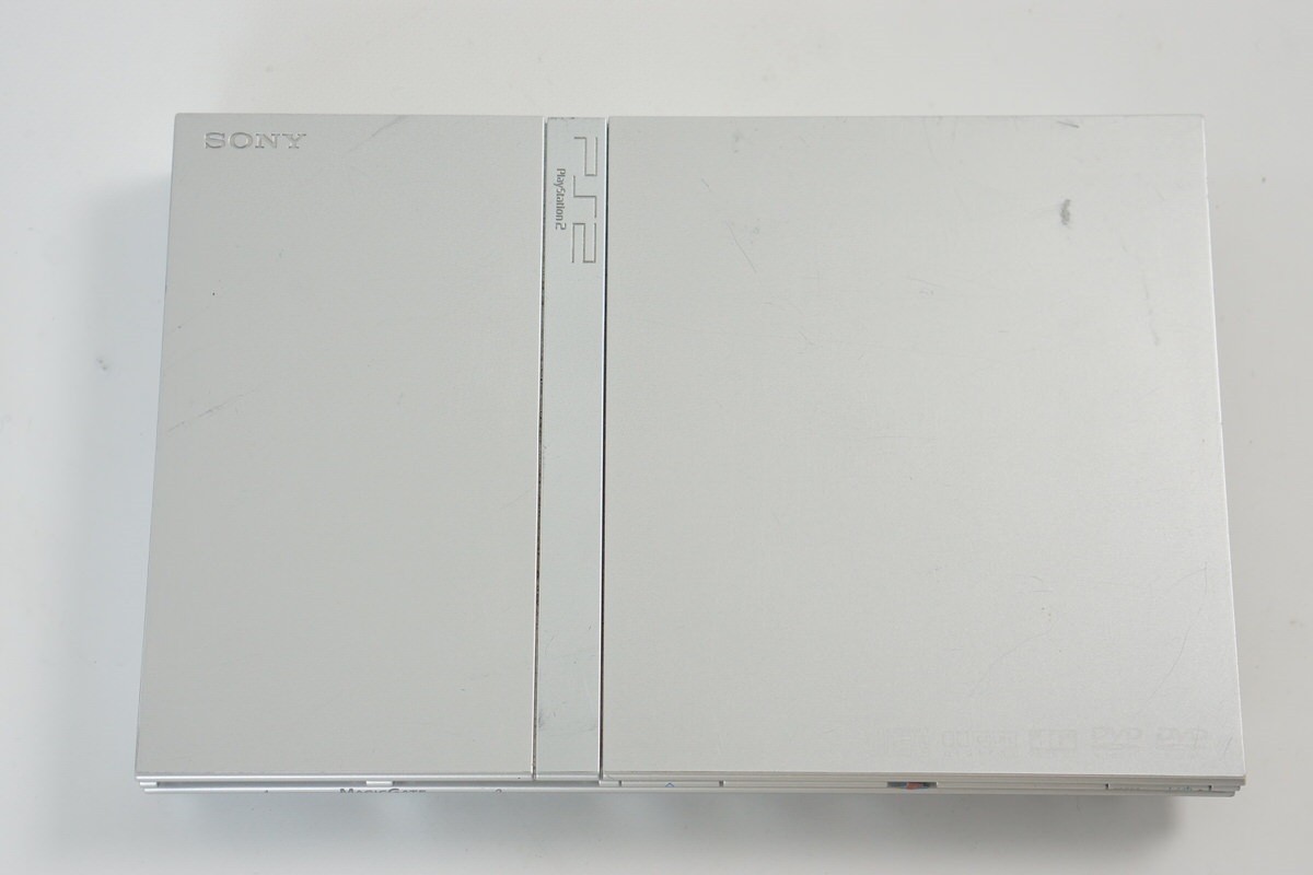 PS2 Slim Console SCPH-77000 SS NTSC-J Silver Playstation2 Tested