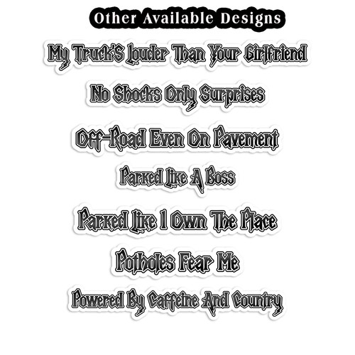 Zero To Sixty Eventually Vinyl Decal for Ford, Chevy, Dodge Truck. BOGO - Picture 8 of 12