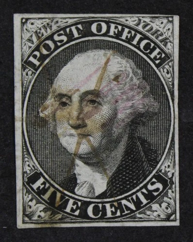 CKStamps: US Stamps Collection Scott#9X1 5c Washington Used Lightly Crease