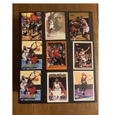 Topps Dikembe Mutombo 9-Card Lot 2001-02 NBA Basketball Hoops/Fleer