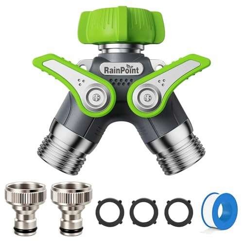 RAINPOINT Garden Hose Splitter 2 Way, 3/4