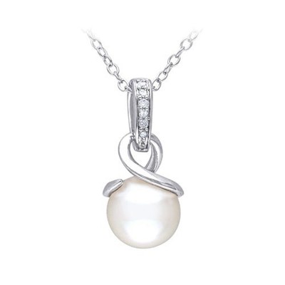 Diamant Perlenkette