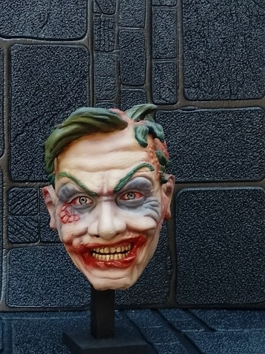 Batman..joker Latex Mask Handmade Arkham Asylum Version.Collection or Cosplay. - Picture 6 of 17