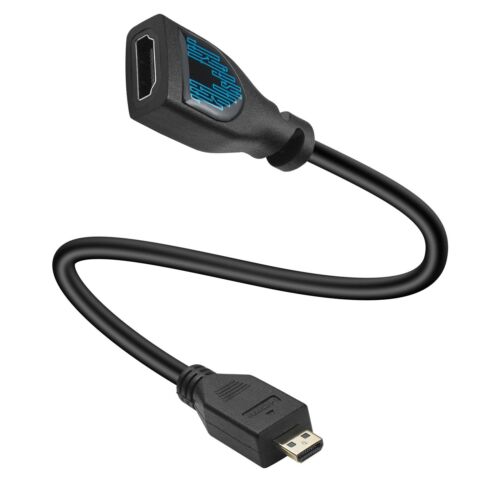 Pi 4 HDMI Female to Micro HDMI Male Adapter For Raspberry Pi 4 - Converter - Picture 2 of 2