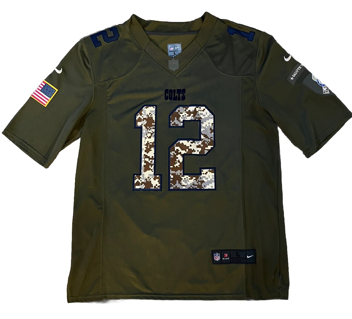 Indiana Football Camouflage Football Jersey Men's Nike Anthony