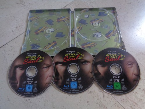 BETTER CALL SAUL Season ONE Blu-Ray SteelBook PREQUEL Breaking Bad Bob Odenkirk - Imagen 8 de 12
