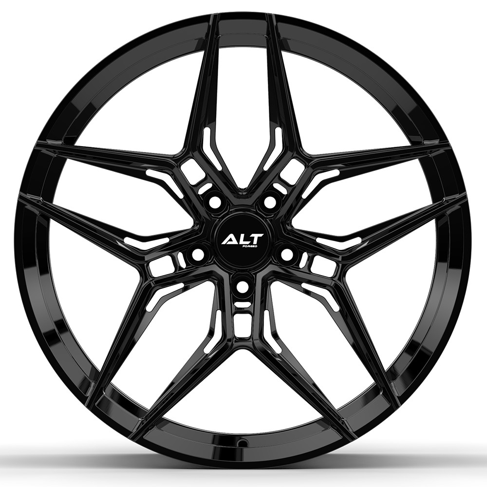 20" 21" ALT Forged ALT18 Gloss Black Monoblock Wheels for Lamborghini Huracán