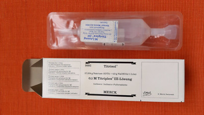 Titrisol Merck 9992 - für 1 Liter 0,1 M Titriplex II-Lösung Kunststoffampulle