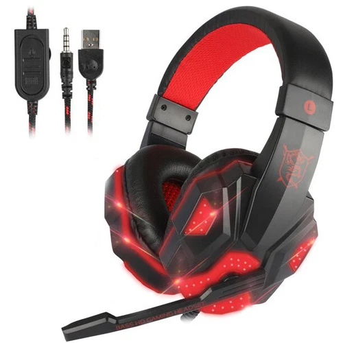 3.5mm Gaming Headset Mic Headphones Stereo Bass Surround For PS5 PS4 PC Xbox One - Picture 9 of 24