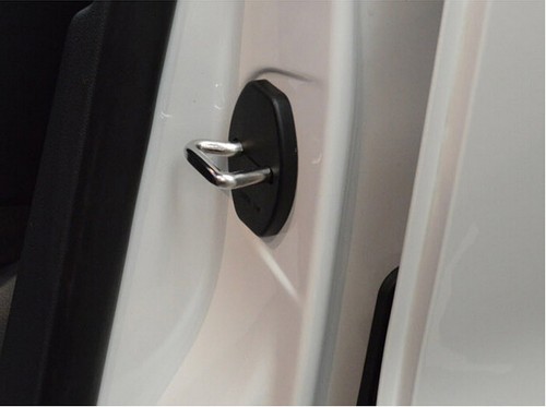4 Pcs Car Door Lock Buckle Protective Cover Pad Guard Protector For Porsche - Picture 3 of 6
