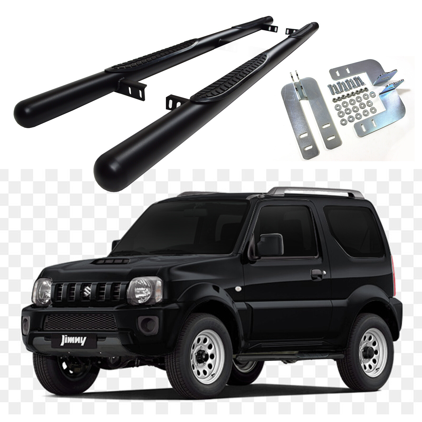 Tubes de protection Suzuki Jimny pour éviter les rayures et chocs de portière