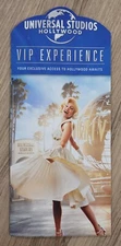 Universal Studios VIP Experience Tour Pamphlet Hollywood California CA Ephemera