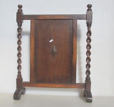 Antique Wooden Fire Screen