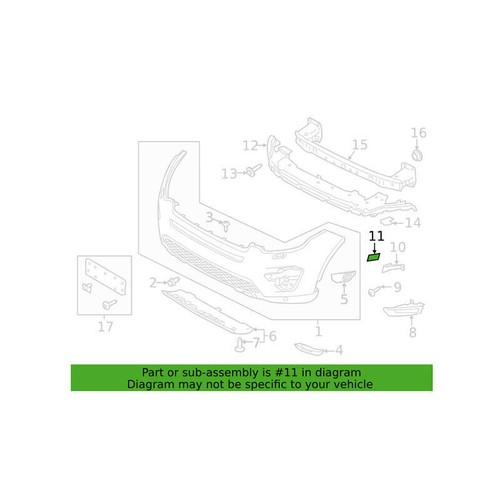 Fit For LR Discovery Sport 2015-2019 Left Headlight Washer Cover LH HeadLamp Cap - Bild 6 von 6