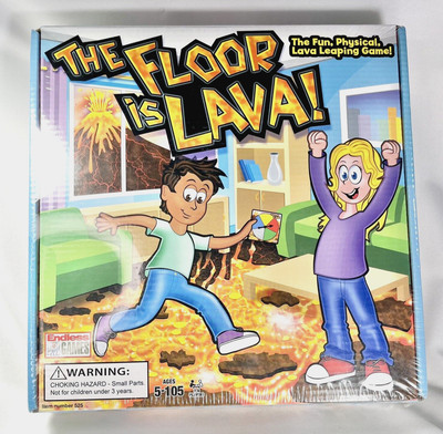 The Floor Is Lava! Interactive Board Game for Kids & Adults New Factory Sealed