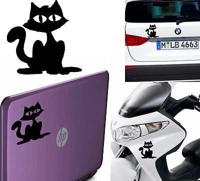 Katze, Aufkleber von / Aus Vinyl Version v2