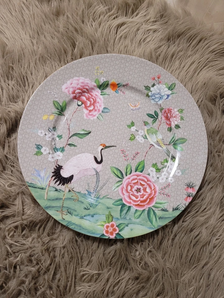 NEU Pip Studio Blushing Birds Platzteller Teller Groß 32cm Khaki