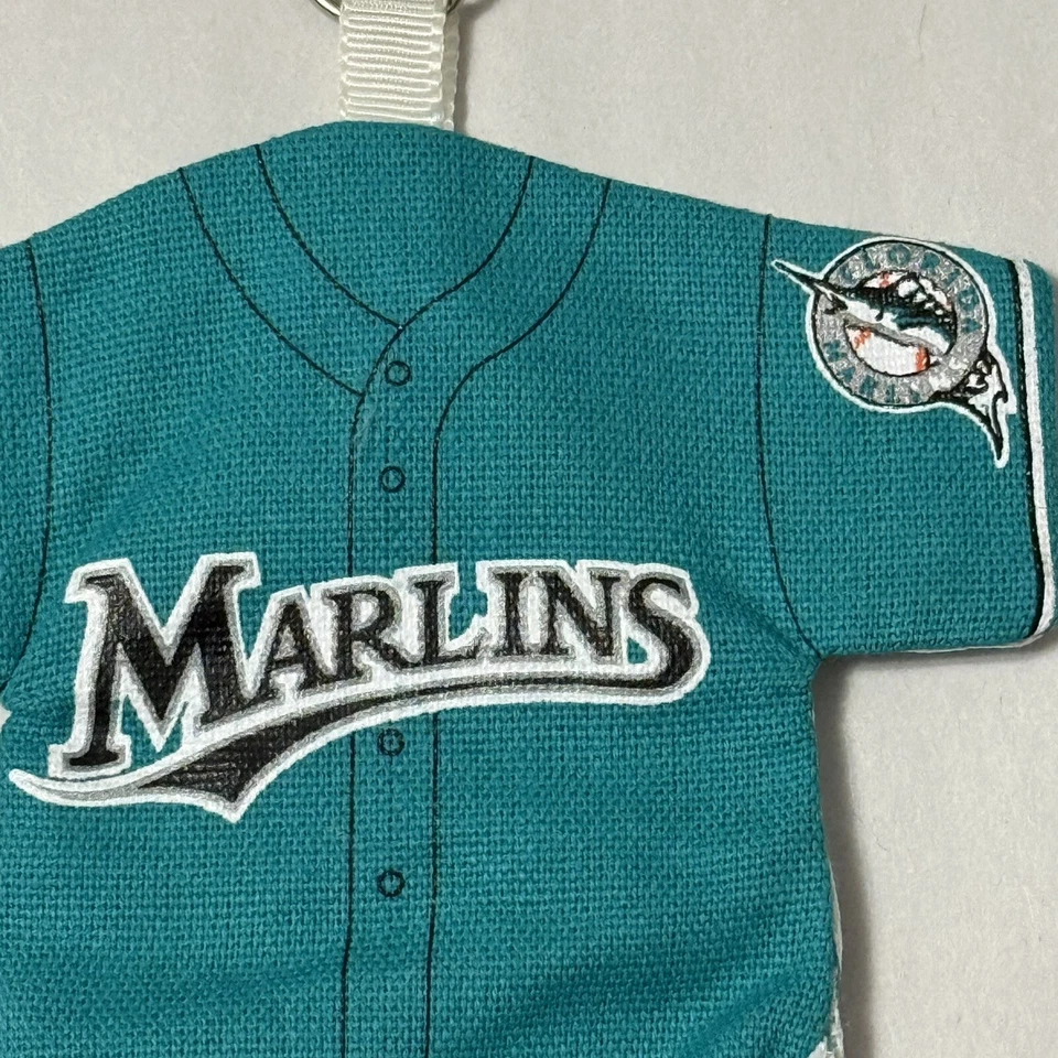 MLB Miami Marlins Baseball Team Shirt Mini Jersey Keychain Coin Purse - Image 3 of 4