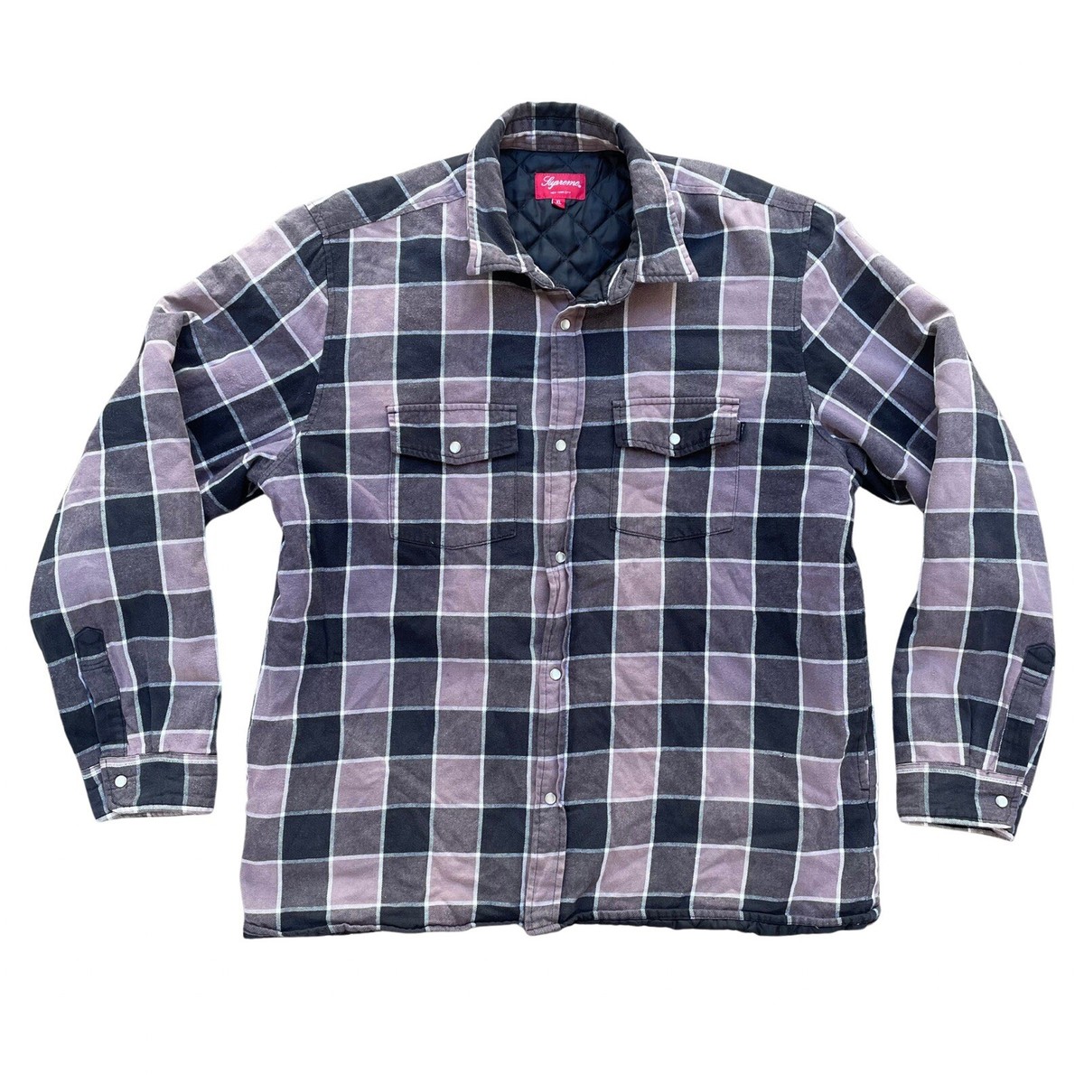 Quilted Lined Hooded Flannel Shirt | Supreme 25ss Supreme Quilted