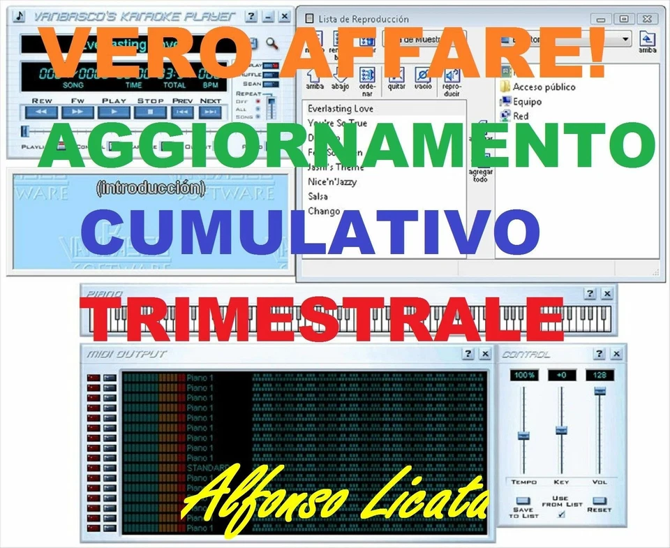 BASI KARAOKE MIDI AGGIORNAM. CUMULATIVO N. 150 basi LUGLIO-AGOSTO-SETTEMBRE 2025 - Bild 2 von 2