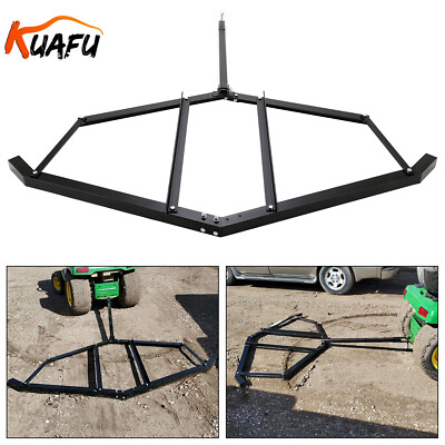 Tow Behind Drag Harrow 72'' Width W/Pin Style Driveway Grader For ATV UTV