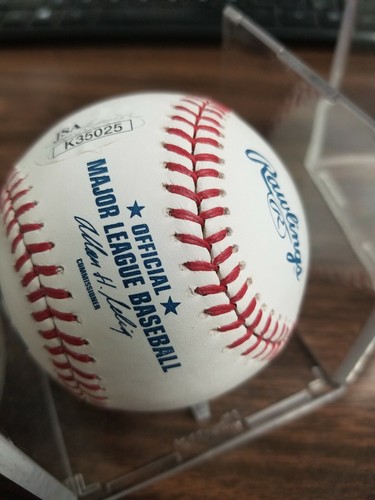 NOLAN RYAN OMLB RAWLINGS AUTOGRAPH BASEBALL RANGERS/ASTROS INCLUDES JSA/COA - Picture 2 of 3