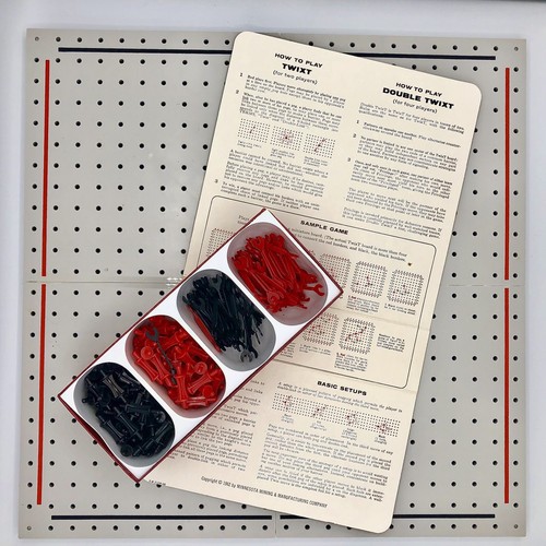 TWIXT 1962 VINTAGE 3M Bookshelf Games Chess-Like Strategy Board Game COMPLETE - Picture 8 of 9