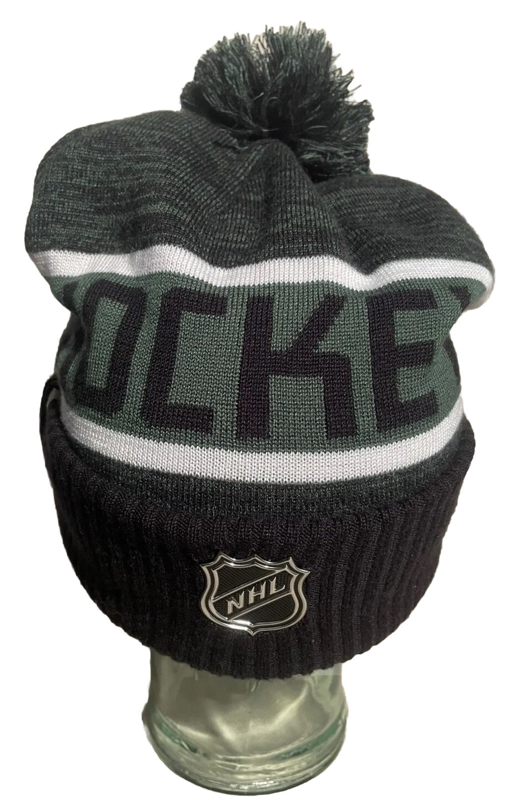Minnesota Wild NHL Hockey Fanatics Winter Hat Pom Beanie Green Black