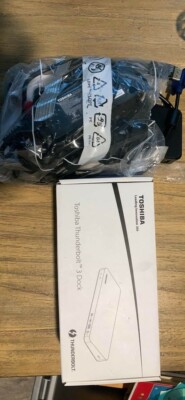 Toshiba Thunderbolt 3 Dock PA5281U-1PRP USB 3.0 Docking Station w/ 100W Adapter