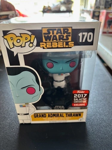 FUNKO POP! STAR WARS REBELS GRAND ADMIRAL THRAWN #170, 2017 GALACTIC CONVENTION