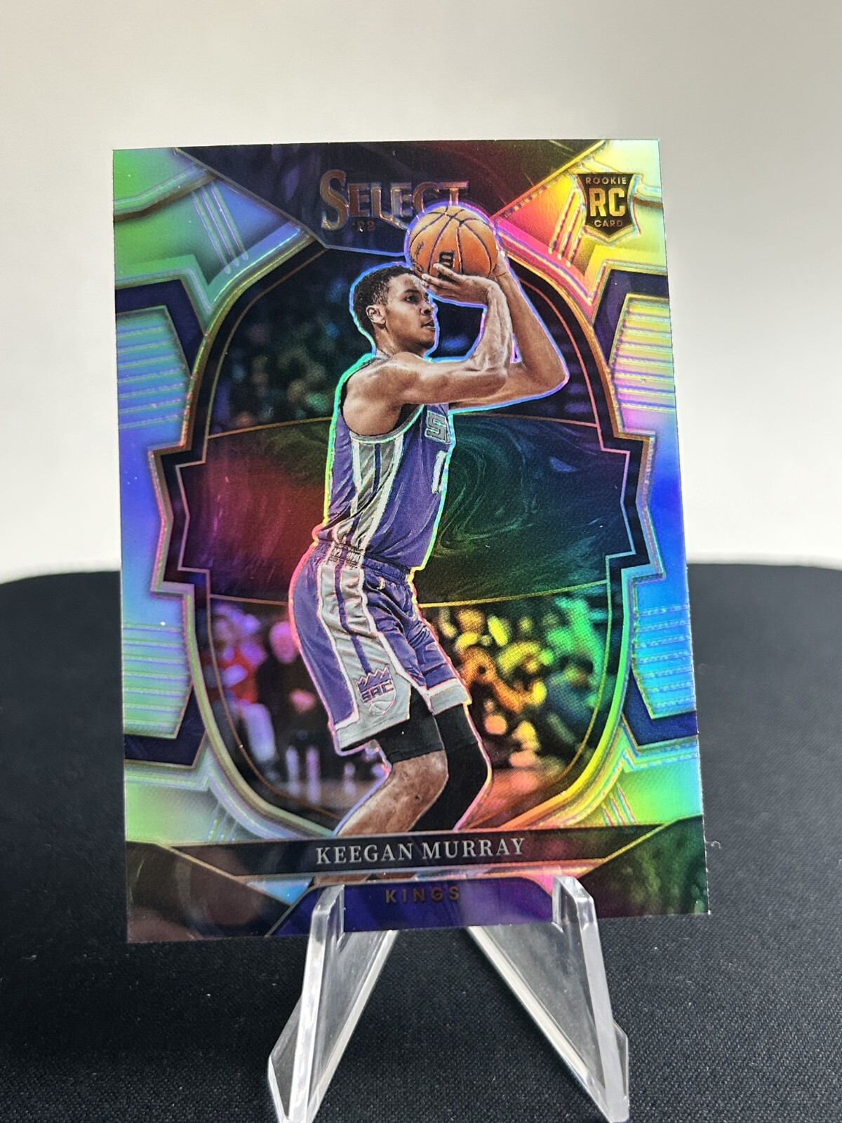 2022-23 Panini Select Keegan Murray Premier Level Silver Prizm #197 (RC)