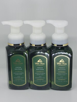 Bath & Body Works Fresh Balsam Hand Soap x3 - Gentle Foaming