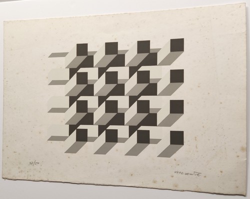 ITALO VIOLANTE SIGNED ORIGINAL LIMITED EDITION ABSTRACT BLOCK SCREEN PRINT 37/50 - Picture 22 of 22