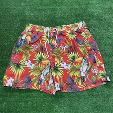 POLO Ralph Lauren Swim Wear Lined Shorts Men's XL Floral Toucan Hawaiian
