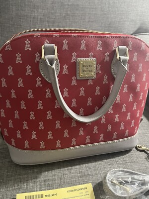 Dooney & Bourke Red Angels Baseball satchel zip Dooney & Bourke Los Angeles Angels of Anaheim Zip Satchel | eBay main image 3