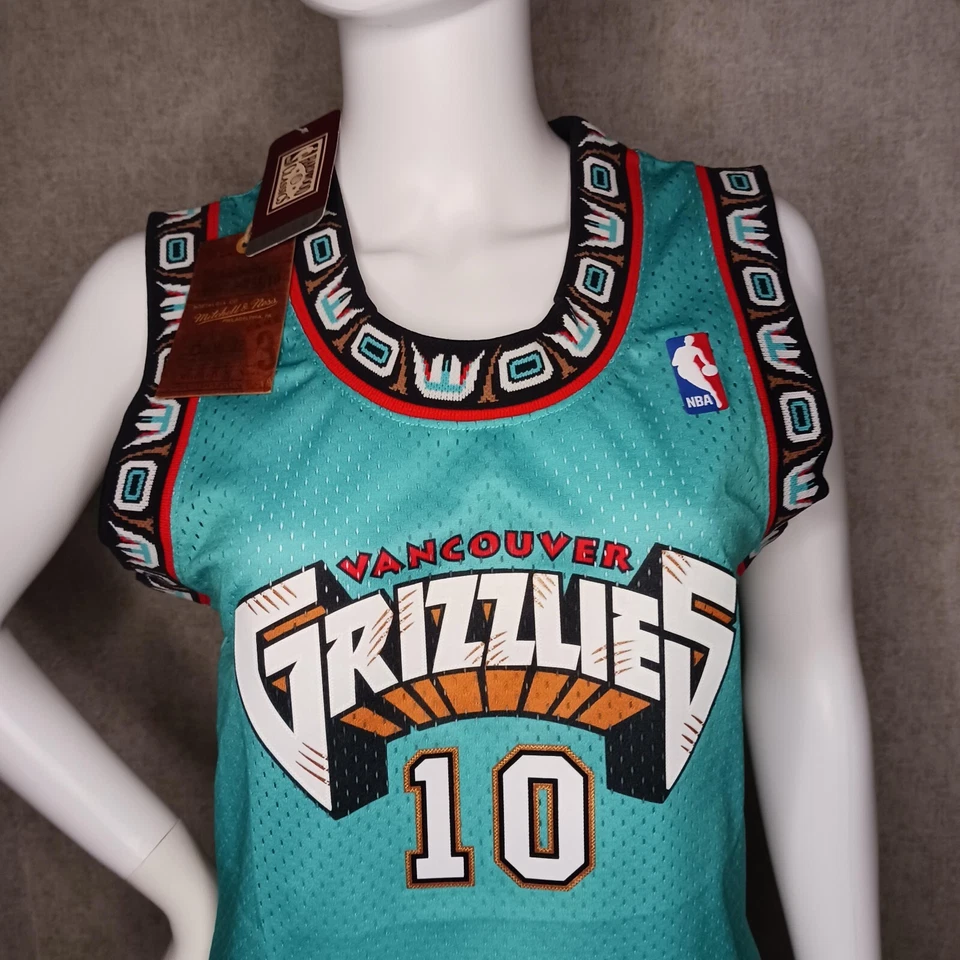 Mitchell And Ness Vancouver Grizzlies Womens Jersey Mike Bibby NBA PREMIUM - Image 4 of 4